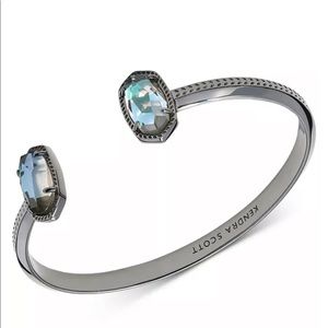 Kendra Scott Elton Gunmetal Cuff Bracelet